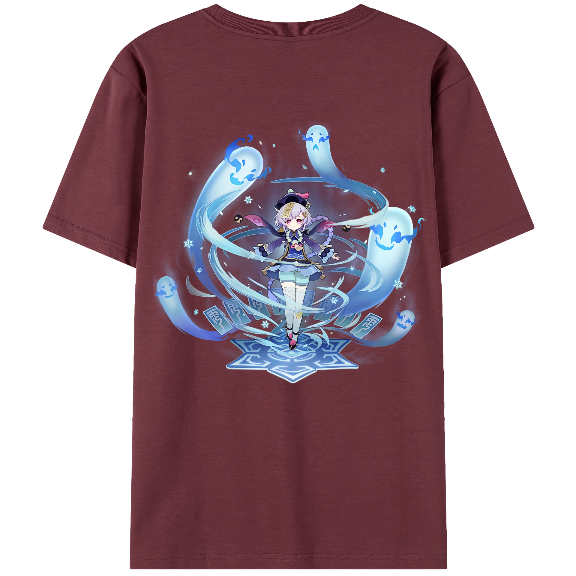 げんし神 七七 なな  genshin Nana 綿100％半袖Tシャツ（背面プリント）